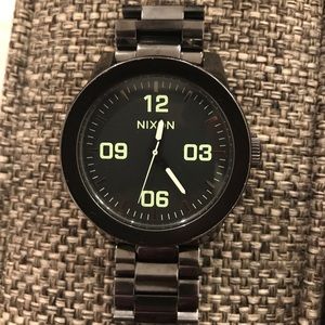 Nixon “Take Charge” Corporal stainless steel Watch